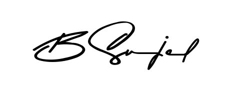 Design your own signature with our free online signature maker. With this signature software, you can create a handwritten (Asem Kandis PERSONAL USE) signature for name B Sujel. B Sujel signature style 9 images and pictures png