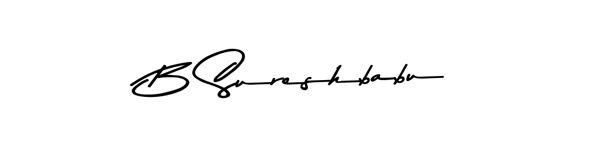 Also we have B Sureshbabu name is the best signature style. Create professional handwritten signature collection using Asem Kandis PERSONAL USE autograph style. B Sureshbabu signature style 9 images and pictures png