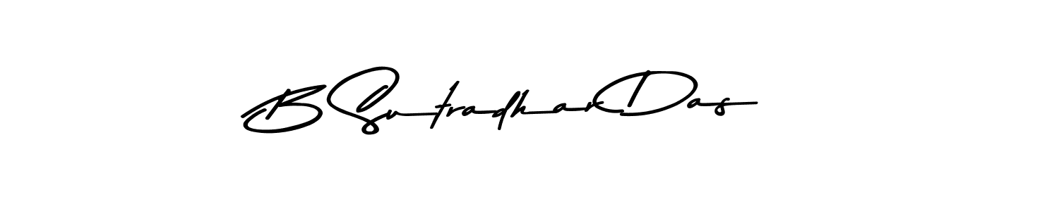 B Sutradhar Das stylish signature style. Best Handwritten Sign (Asem Kandis PERSONAL USE) for my name. Handwritten Signature Collection Ideas for my name B Sutradhar Das. B Sutradhar Das signature style 9 images and pictures png