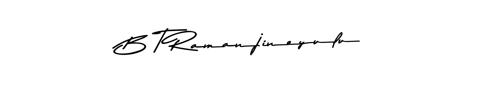 Use a signature maker to create a handwritten signature online. With this signature software, you can design (Asem Kandis PERSONAL USE) your own signature for name B T Ramanjineyulu. B T Ramanjineyulu signature style 9 images and pictures png