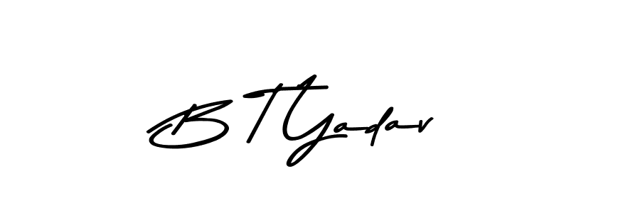 Asem Kandis PERSONAL USE is a professional signature style that is perfect for those who want to add a touch of class to their signature. It is also a great choice for those who want to make their signature more unique. Get B T Yadav name to fancy signature for free. B T Yadav signature style 9 images and pictures png