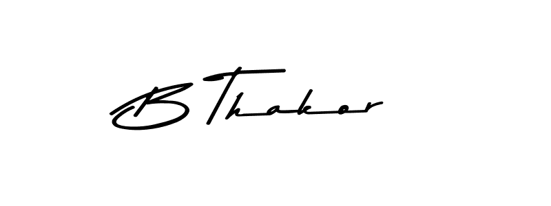 Similarly Asem Kandis PERSONAL USE is the best handwritten signature design. Signature creator online .You can use it as an online autograph creator for name B Thakor. B Thakor signature style 9 images and pictures png