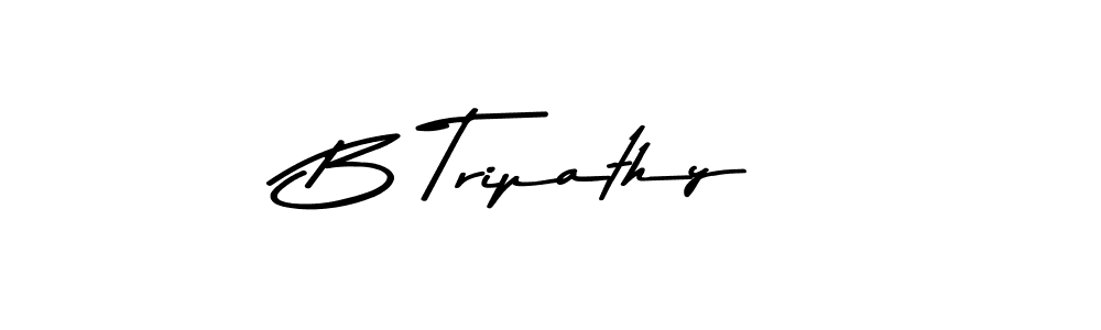Use a signature maker to create a handwritten signature online. With this signature software, you can design (Asem Kandis PERSONAL USE) your own signature for name B Tripathy. B Tripathy signature style 9 images and pictures png
