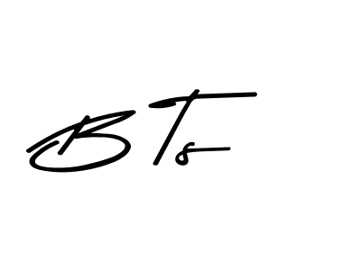 B Ts stylish signature style. Best Handwritten Sign (Asem Kandis PERSONAL USE) for my name. Handwritten Signature Collection Ideas for my name B Ts. B Ts signature style 9 images and pictures png