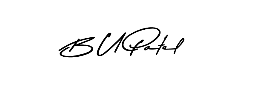 Best and Professional Signature Style for B U Patel. Asem Kandis PERSONAL USE Best Signature Style Collection. B U Patel signature style 9 images and pictures png