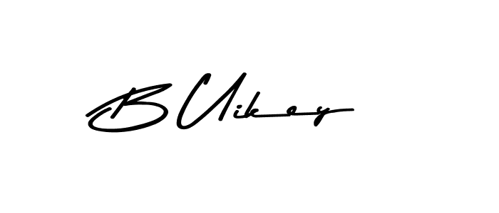 How to make B Uikey name signature. Use Asem Kandis PERSONAL USE style for creating short signs online. This is the latest handwritten sign. B Uikey signature style 9 images and pictures png