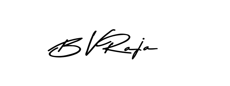Make a beautiful signature design for name B V Raja. With this signature (Asem Kandis PERSONAL USE) style, you can create a handwritten signature for free. B V Raja signature style 9 images and pictures png