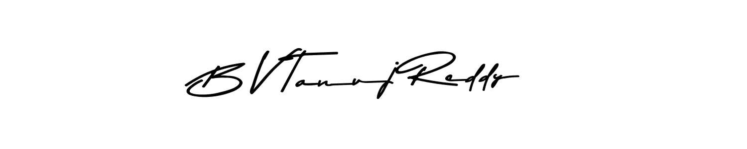 How to Draw B V Tanuj Reddy signature style? Asem Kandis PERSONAL USE is a latest design signature styles for name B V Tanuj Reddy. B V Tanuj Reddy signature style 9 images and pictures png