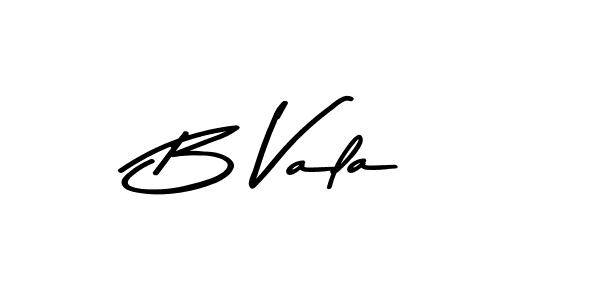 Use a signature maker to create a handwritten signature online. With this signature software, you can design (Asem Kandis PERSONAL USE) your own signature for name B Vala. B Vala signature style 9 images and pictures png