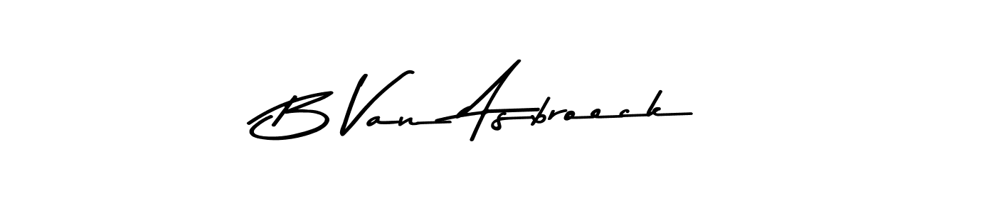 Also we have B Van Asbroeck name is the best signature style. Create professional handwritten signature collection using Asem Kandis PERSONAL USE autograph style. B Van Asbroeck signature style 9 images and pictures png