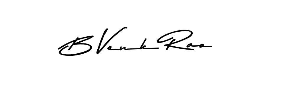 B Venk Rao stylish signature style. Best Handwritten Sign (Asem Kandis PERSONAL USE) for my name. Handwritten Signature Collection Ideas for my name B Venk Rao. B Venk Rao signature style 9 images and pictures png