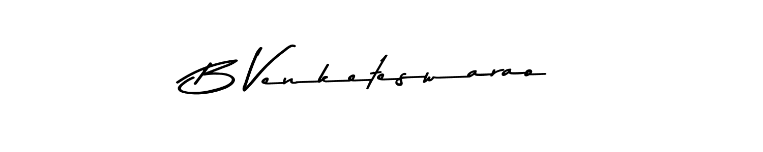 Make a beautiful signature design for name B Venketeswarao. With this signature (Asem Kandis PERSONAL USE) style, you can create a handwritten signature for free. B Venketeswarao signature style 9 images and pictures png