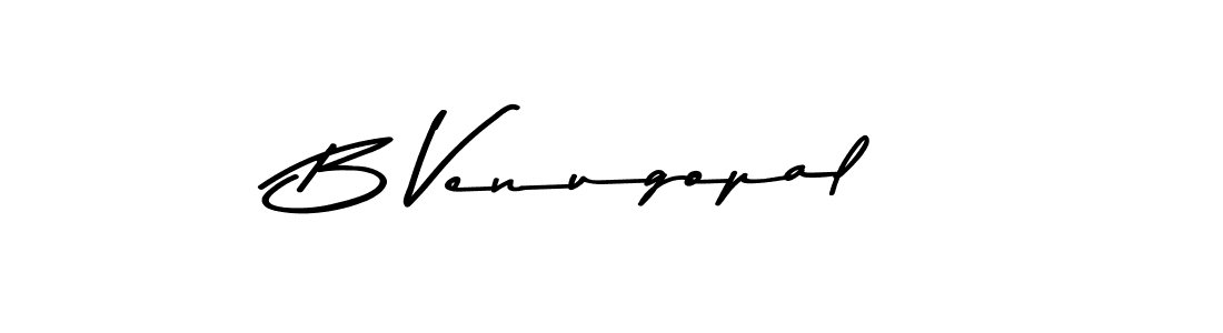 Make a beautiful signature design for name B Venugopal. With this signature (Asem Kandis PERSONAL USE) style, you can create a handwritten signature for free. B Venugopal signature style 9 images and pictures png