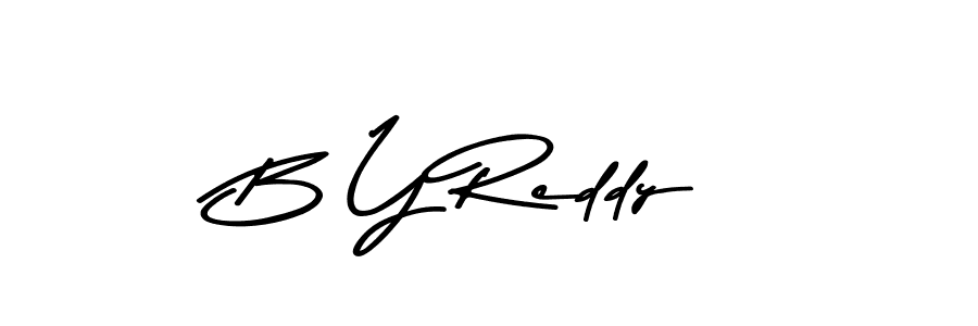How to make B Y Reddy signature? Asem Kandis PERSONAL USE is a professional autograph style. Create handwritten signature for B Y Reddy name. B Y Reddy signature style 9 images and pictures png