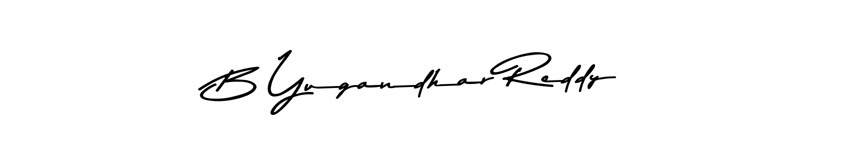 Also we have B Yugandhar Reddy name is the best signature style. Create professional handwritten signature collection using Asem Kandis PERSONAL USE autograph style. B Yugandhar Reddy signature style 9 images and pictures png