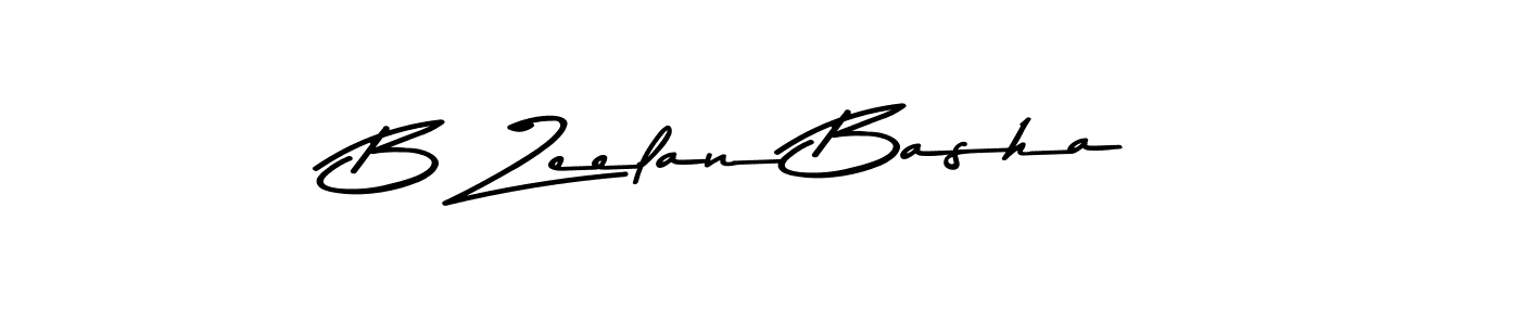 How to make B Zeelan Basha signature? Asem Kandis PERSONAL USE is a professional autograph style. Create handwritten signature for B Zeelan Basha name. B Zeelan Basha signature style 9 images and pictures png