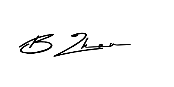 The best way (Asem Kandis PERSONAL USE) to make a short signature is to pick only two or three words in your name. The name B Zhou include a total of six letters. For converting this name. B Zhou signature style 9 images and pictures png