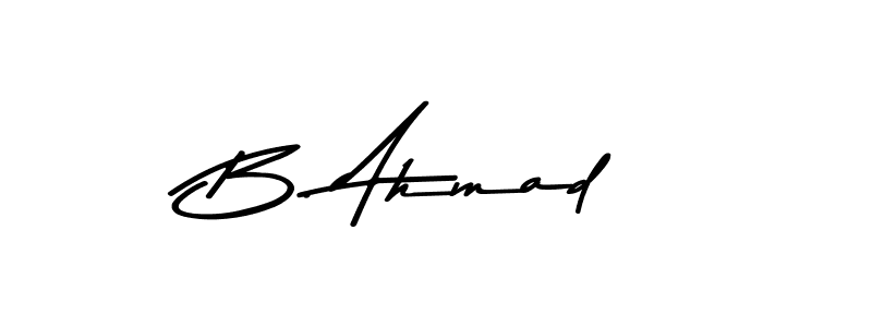 Also we have B. Ahmad name is the best signature style. Create professional handwritten signature collection using Asem Kandis PERSONAL USE autograph style. B. Ahmad signature style 9 images and pictures png
