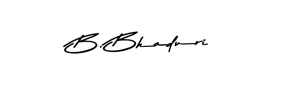 You should practise on your own different ways (Asem Kandis PERSONAL USE) to write your name (B. Bhaduri) in signature. don't let someone else do it for you. B. Bhaduri signature style 9 images and pictures png