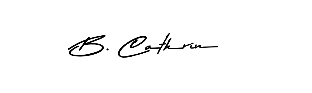 Design your own signature with our free online signature maker. With this signature software, you can create a handwritten (Asem Kandis PERSONAL USE) signature for name B. Cathrin. B. Cathrin signature style 9 images and pictures png