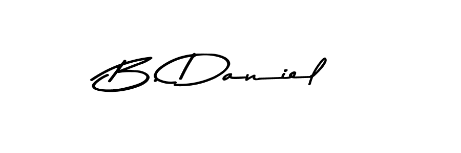 Similarly Asem Kandis PERSONAL USE is the best handwritten signature design. Signature creator online .You can use it as an online autograph creator for name B. Daniel. B. Daniel signature style 9 images and pictures png
