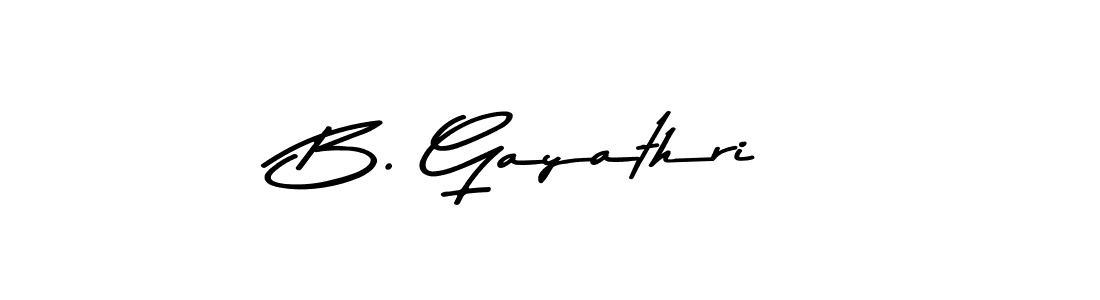 Use a signature maker to create a handwritten signature online. With this signature software, you can design (Asem Kandis PERSONAL USE) your own signature for name B. Gayathri. B. Gayathri signature style 9 images and pictures png