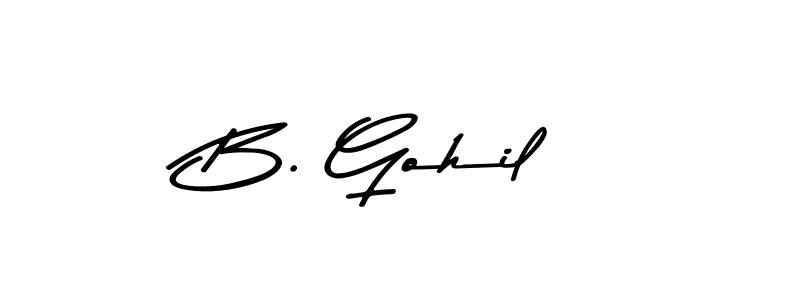 Also we have B. Gohil name is the best signature style. Create professional handwritten signature collection using Asem Kandis PERSONAL USE autograph style. B. Gohil signature style 9 images and pictures png