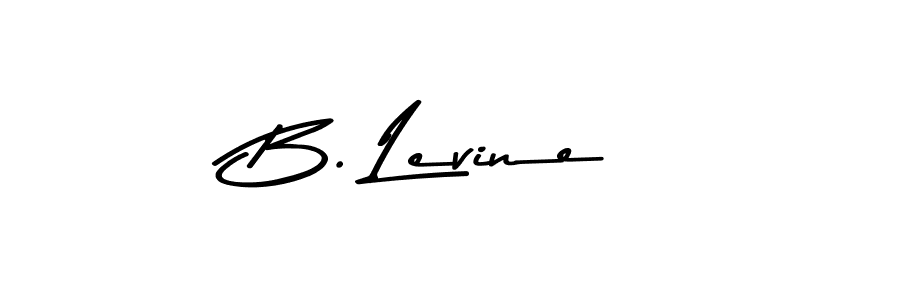 How to make B. Levine name signature. Use Asem Kandis PERSONAL USE style for creating short signs online. This is the latest handwritten sign. B. Levine signature style 9 images and pictures png
