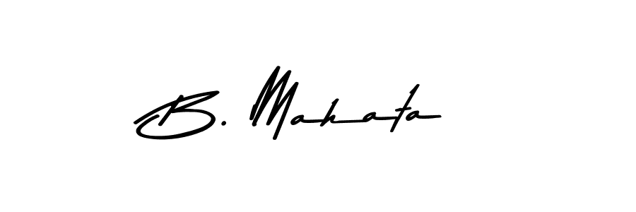 You should practise on your own different ways (Asem Kandis PERSONAL USE) to write your name (B. Mahata) in signature. don't let someone else do it for you. B. Mahata signature style 9 images and pictures png