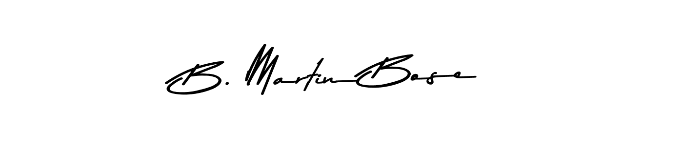 Create a beautiful signature design for name B. Martin Bose. With this signature (Asem Kandis PERSONAL USE) fonts, you can make a handwritten signature for free. B. Martin Bose signature style 9 images and pictures png