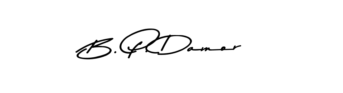 Also we have B. P. Damor name is the best signature style. Create professional handwritten signature collection using Asem Kandis PERSONAL USE autograph style. B. P. Damor signature style 9 images and pictures png