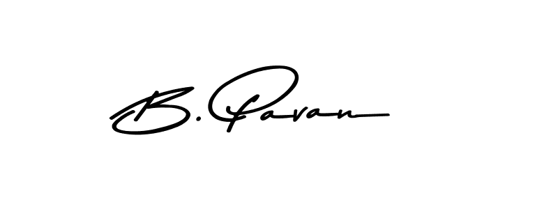 Also we have B. Pavan name is the best signature style. Create professional handwritten signature collection using Asem Kandis PERSONAL USE autograph style. B. Pavan signature style 9 images and pictures png