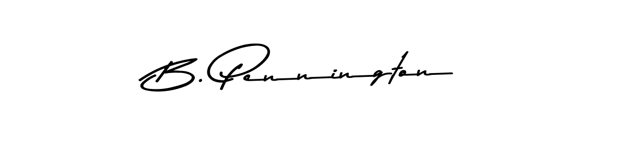 Also we have B. Pennington name is the best signature style. Create professional handwritten signature collection using Asem Kandis PERSONAL USE autograph style. B. Pennington signature style 9 images and pictures png