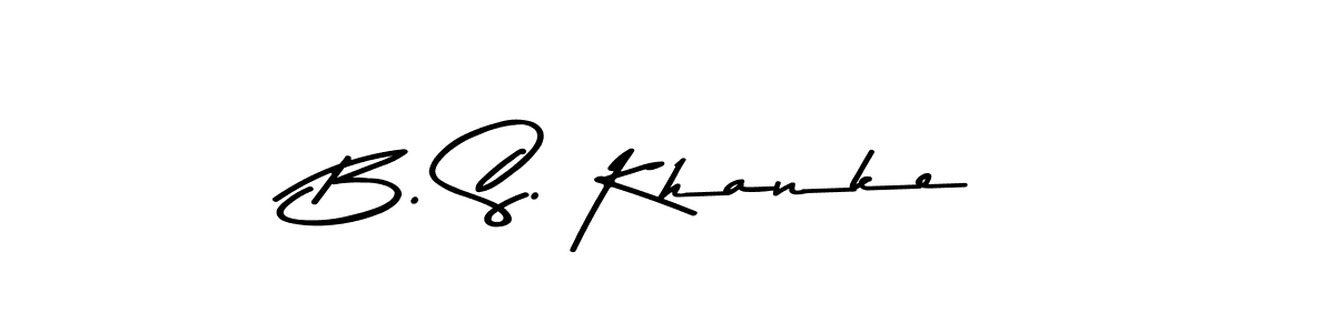 How to make B. S. Khanke signature? Asem Kandis PERSONAL USE is a professional autograph style. Create handwritten signature for B. S. Khanke name. B. S. Khanke signature style 9 images and pictures png