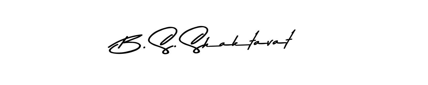 Design your own signature with our free online signature maker. With this signature software, you can create a handwritten (Asem Kandis PERSONAL USE) signature for name B. S. Shaktavat. B. S. Shaktavat signature style 9 images and pictures png