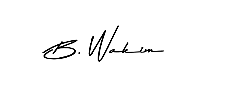 Asem Kandis PERSONAL USE is a professional signature style that is perfect for those who want to add a touch of class to their signature. It is also a great choice for those who want to make their signature more unique. Get B. Wakim name to fancy signature for free. B. Wakim signature style 9 images and pictures png