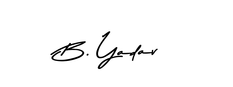 The best way (Asem Kandis PERSONAL USE) to make a short signature is to pick only two or three words in your name. The name B. Yadav include a total of six letters. For converting this name. B. Yadav signature style 9 images and pictures png