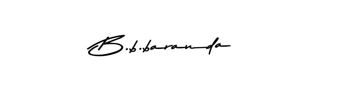 Design your own signature with our free online signature maker. With this signature software, you can create a handwritten (Asem Kandis PERSONAL USE) signature for name B.b.baranda. B.b.baranda signature style 9 images and pictures png