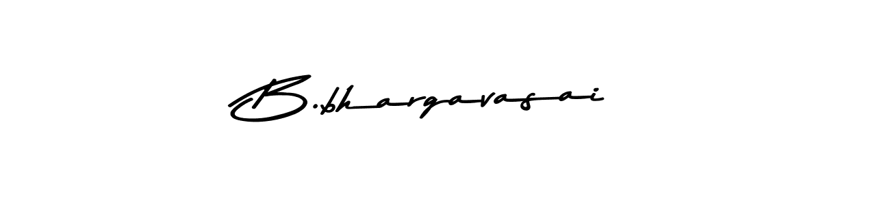 Make a beautiful signature design for name B.bhargavasai. With this signature (Asem Kandis PERSONAL USE) style, you can create a handwritten signature for free. B.bhargavasai signature style 9 images and pictures png