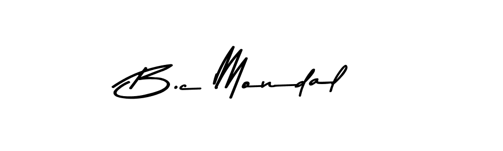 Here are the top 10 professional signature styles for the name B.c Mondal. These are the best autograph styles you can use for your name. B.c Mondal signature style 9 images and pictures png