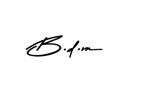 Similarly Asem Kandis PERSONAL USE is the best handwritten signature design. Signature creator online .You can use it as an online autograph creator for name B.d.m. B.d.m signature style 9 images and pictures png