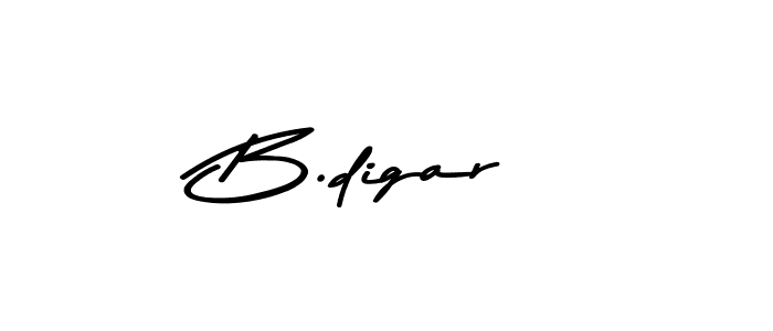 The best way (Asem Kandis PERSONAL USE) to make a short signature is to pick only two or three words in your name. The name B.digar include a total of six letters. For converting this name. B.digar signature style 9 images and pictures png