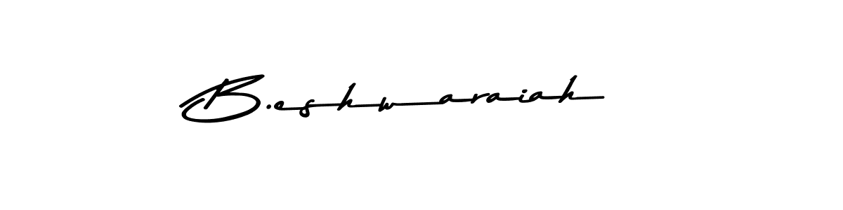 Use a signature maker to create a handwritten signature online. With this signature software, you can design (Asem Kandis PERSONAL USE) your own signature for name B.eshwaraiah. B.eshwaraiah signature style 9 images and pictures png