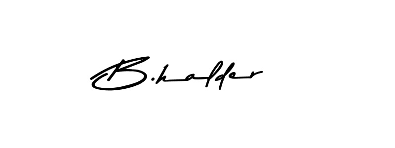 How to Draw B.halder signature style? Asem Kandis PERSONAL USE is a latest design signature styles for name B.halder. B.halder signature style 9 images and pictures png