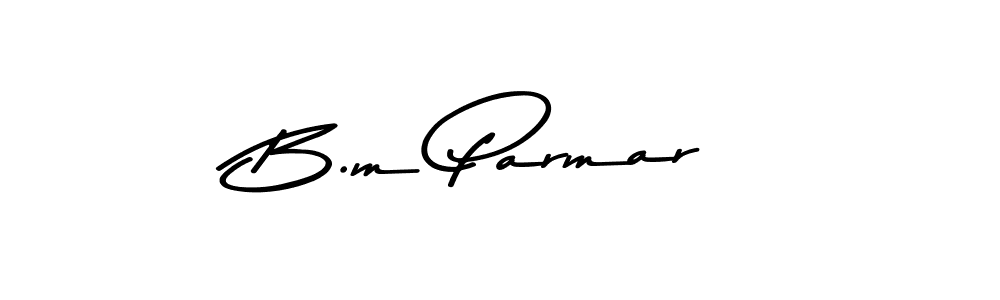 Use a signature maker to create a handwritten signature online. With this signature software, you can design (Asem Kandis PERSONAL USE) your own signature for name B.m Parmar. B.m Parmar signature style 9 images and pictures png