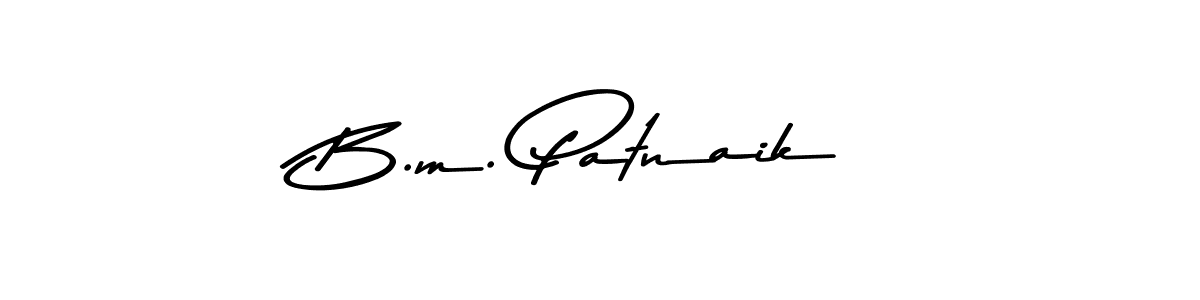 Also we have B.m. Patnaik name is the best signature style. Create professional handwritten signature collection using Asem Kandis PERSONAL USE autograph style. B.m. Patnaik signature style 9 images and pictures png