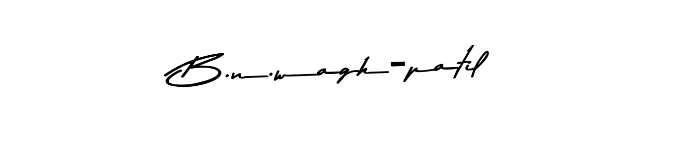 You should practise on your own different ways (Asem Kandis PERSONAL USE) to write your name (B.n.wagh-patil) in signature. don't let someone else do it for you. B.n.wagh-patil signature style 9 images and pictures png