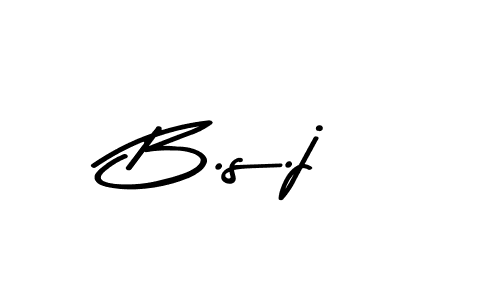 Also we have B.s.j name is the best signature style. Create professional handwritten signature collection using Asem Kandis PERSONAL USE autograph style. B.s.j signature style 9 images and pictures png