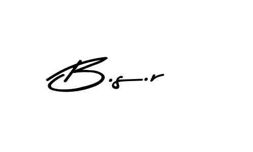 Use a signature maker to create a handwritten signature online. With this signature software, you can design (Asem Kandis PERSONAL USE) your own signature for name B.s.r. B.s.r signature style 9 images and pictures png