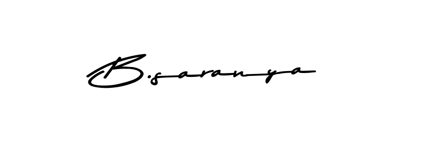 The best way (Asem Kandis PERSONAL USE) to make a short signature is to pick only two or three words in your name. The name B.saranya include a total of six letters. For converting this name. B.saranya signature style 9 images and pictures png